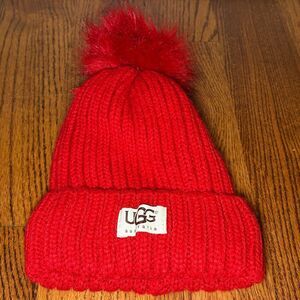UGG Knit Beanie with Pom Pom